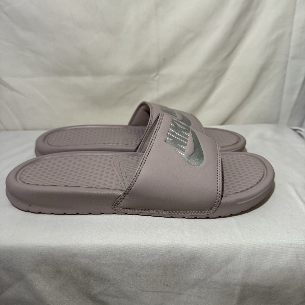 Nike Benassi JDI Slide Sandals, #343881-614, Lavender, Women's US Size 9 - Picture 3 of 6